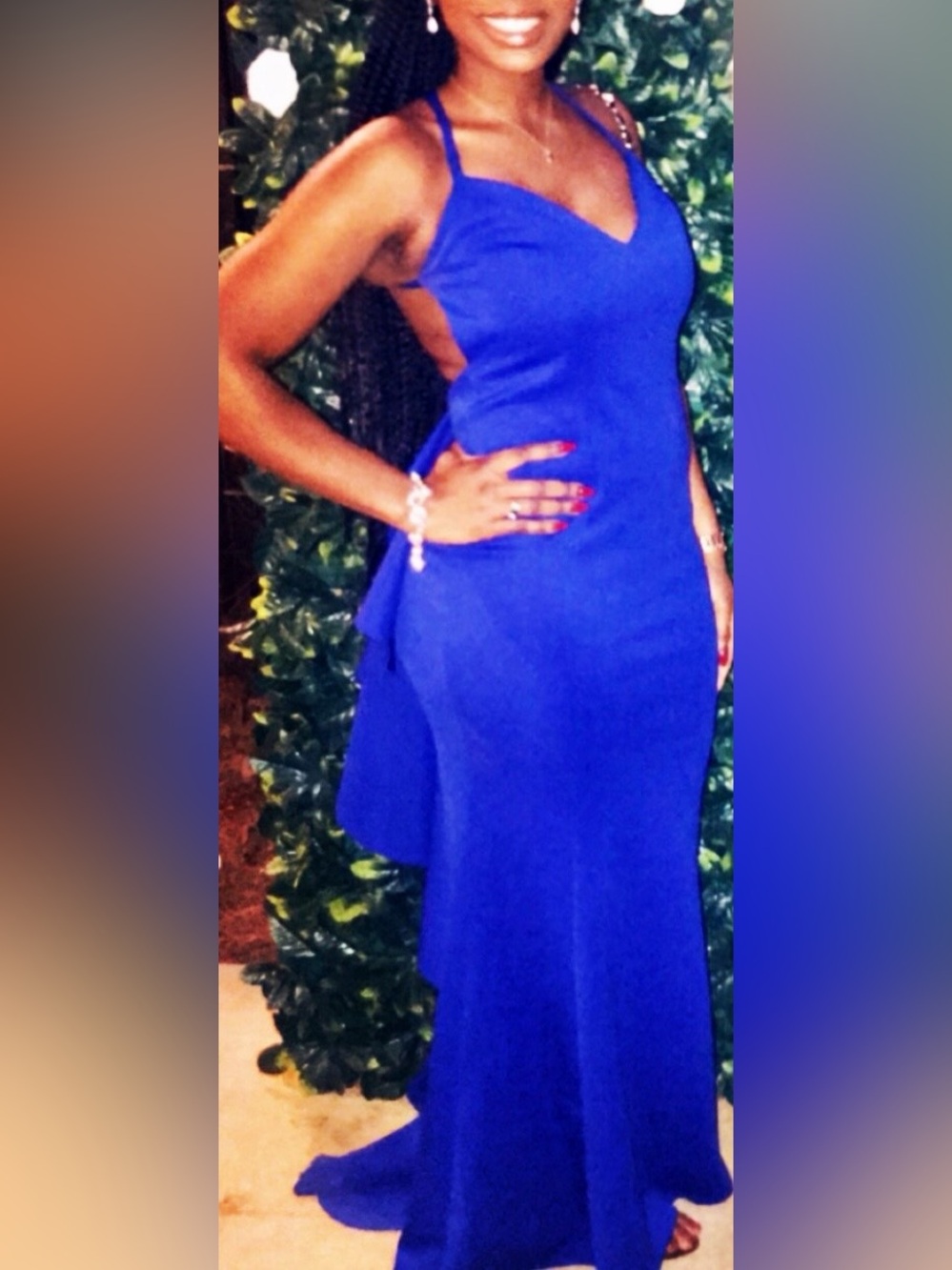 Asos Backless Evening Gown